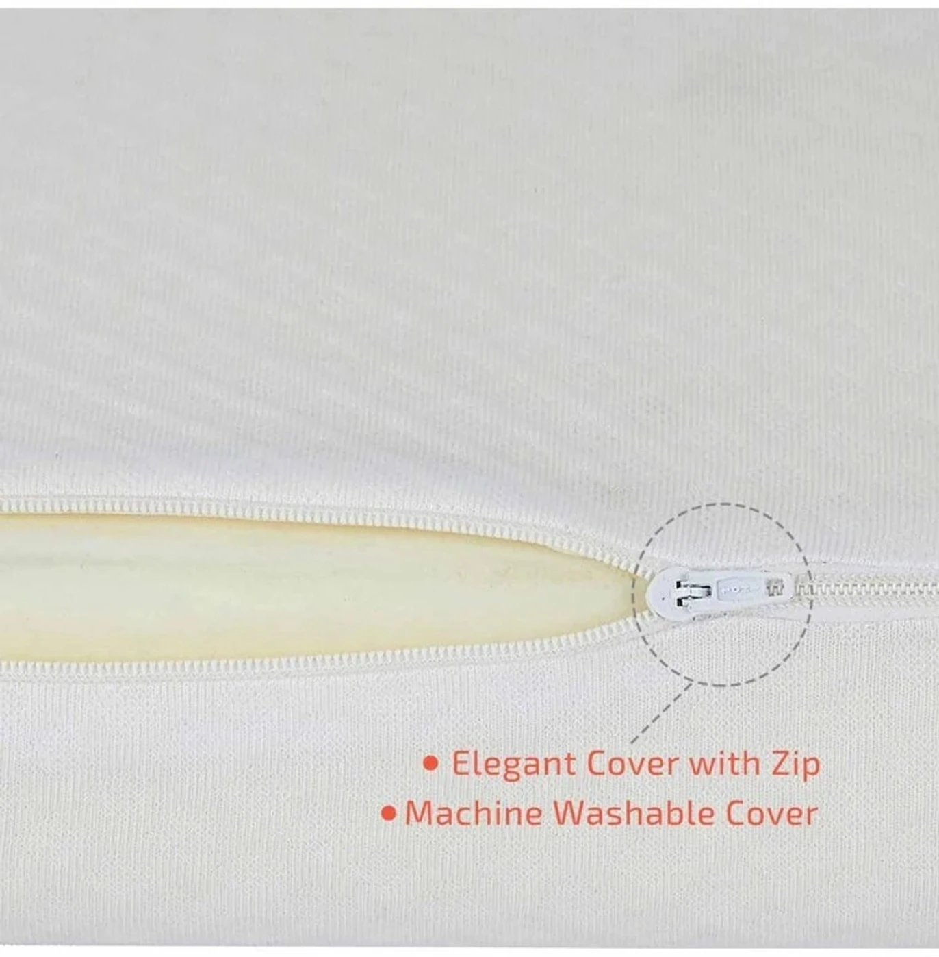 HKZ-YG Memory Foam Orthopaedic Pillow Pack of 1 Solid Cervical Contour Memory Stomache / Side Sleepers / Anti-Snoring - Image 2