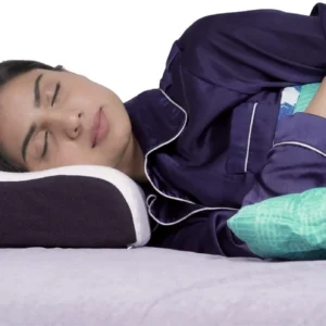 HKZ-YG Memory Foam Orthopaedic Pillow Pack of 1 Solid Cervical Contour Memory Stomache / Side Sleepers / Anti-Snoring